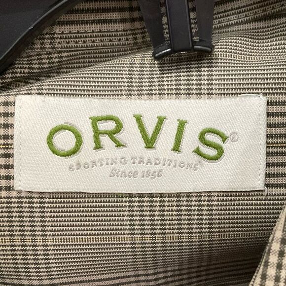 Orvis Plaid Shirt Long Sleeve Button Down Sz XL Business Office Multi-Color - Picture 3 of 5
